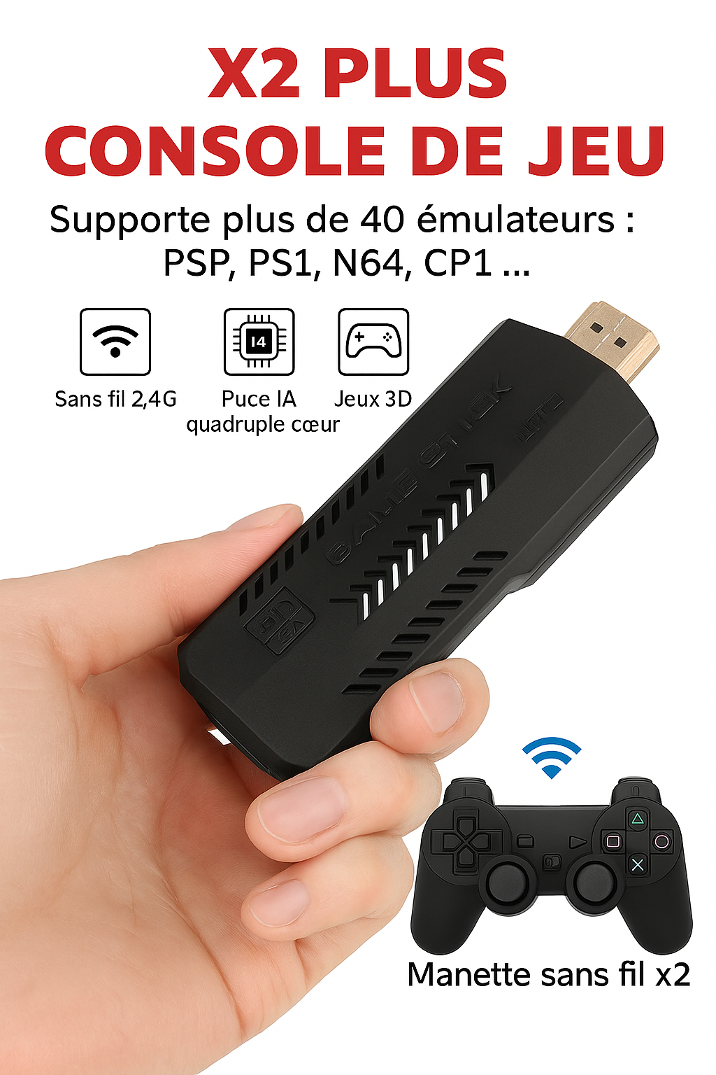 Jeu Vidéo Rétro X2 Plus GD10 Pro